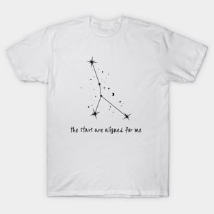 The Stars Are Aligned For Me - Cancer T-Shirt